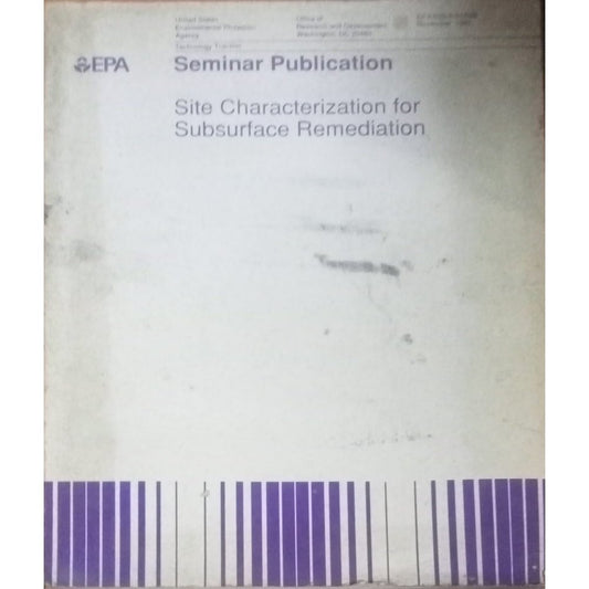 Site Characterization For Subsurface Remediation (D)