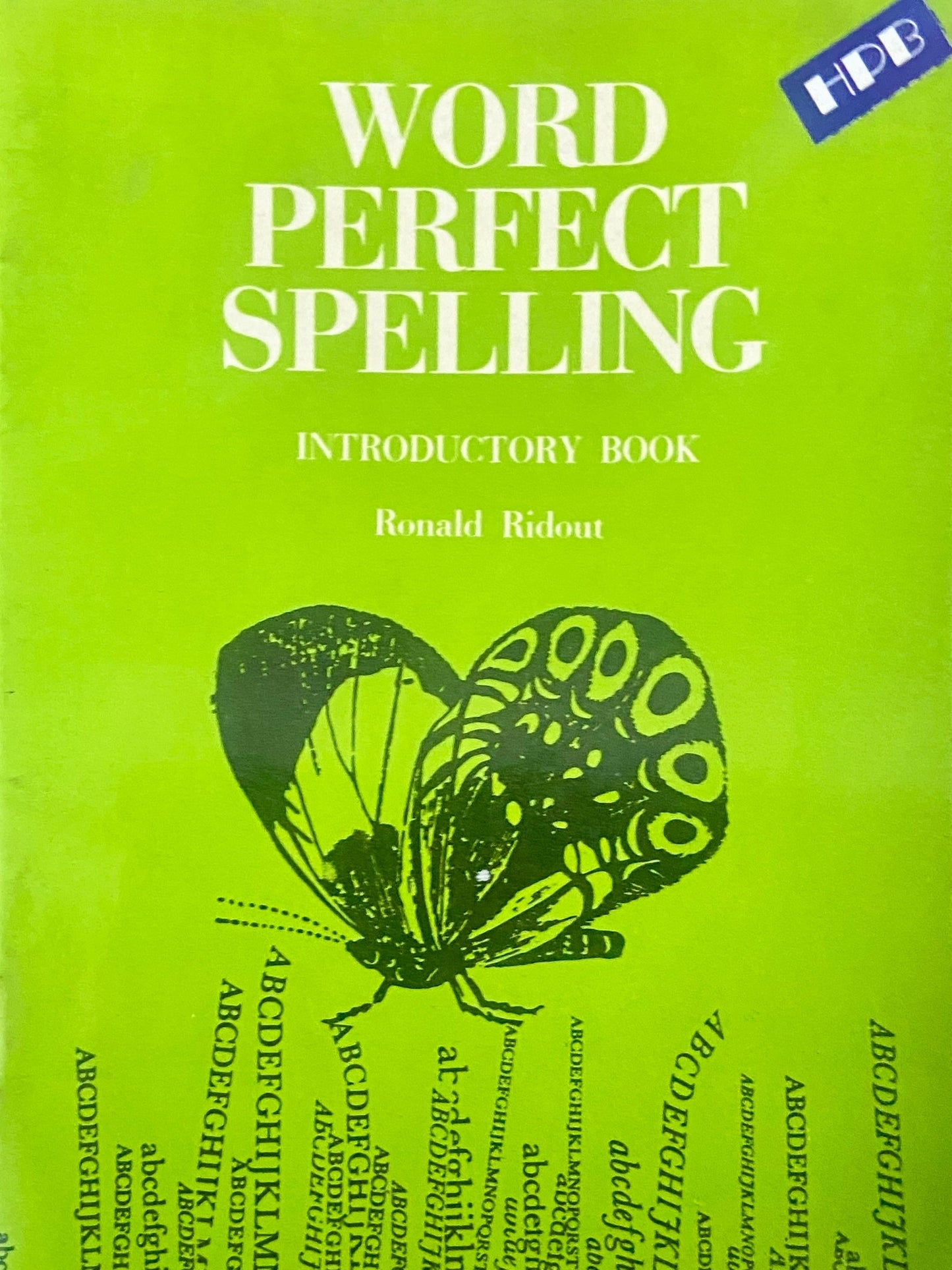Word Perfect Spelling by Ronald Ridout