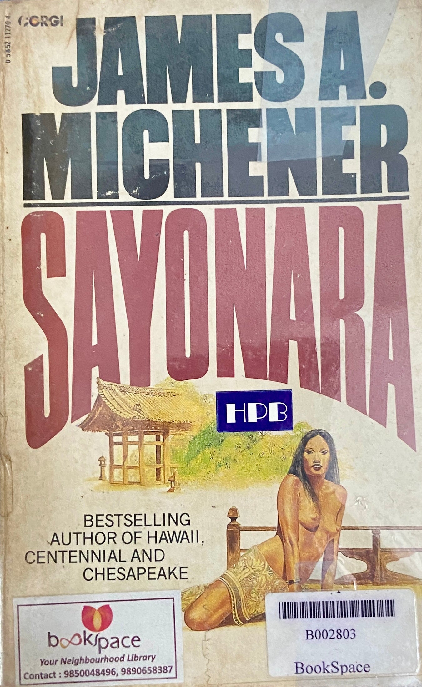 Sayonara by James Michener