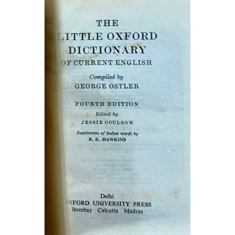 The Little Oxford Dictionary (S)