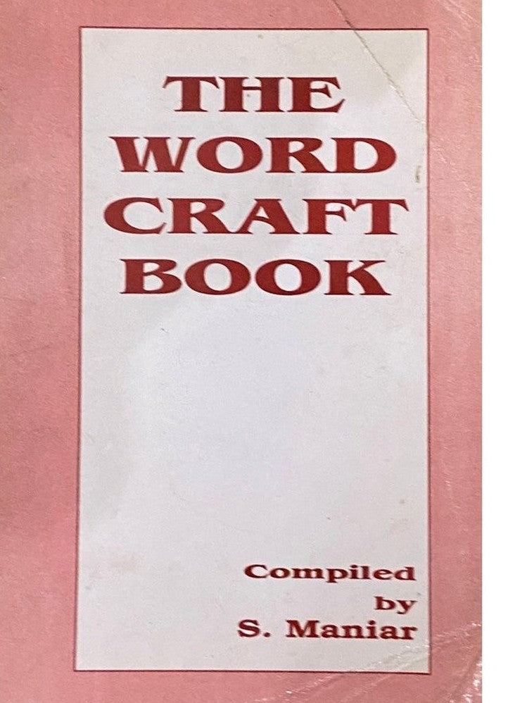 The Word Craft Book by S Maniar