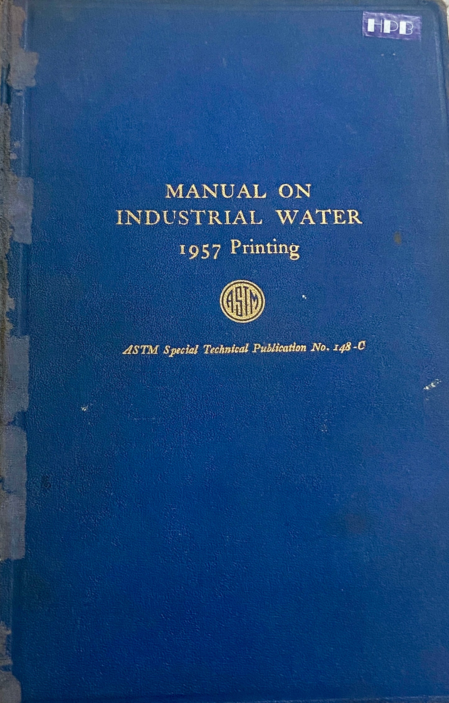 Manual on Industrial Water 1957 Printing (HD)