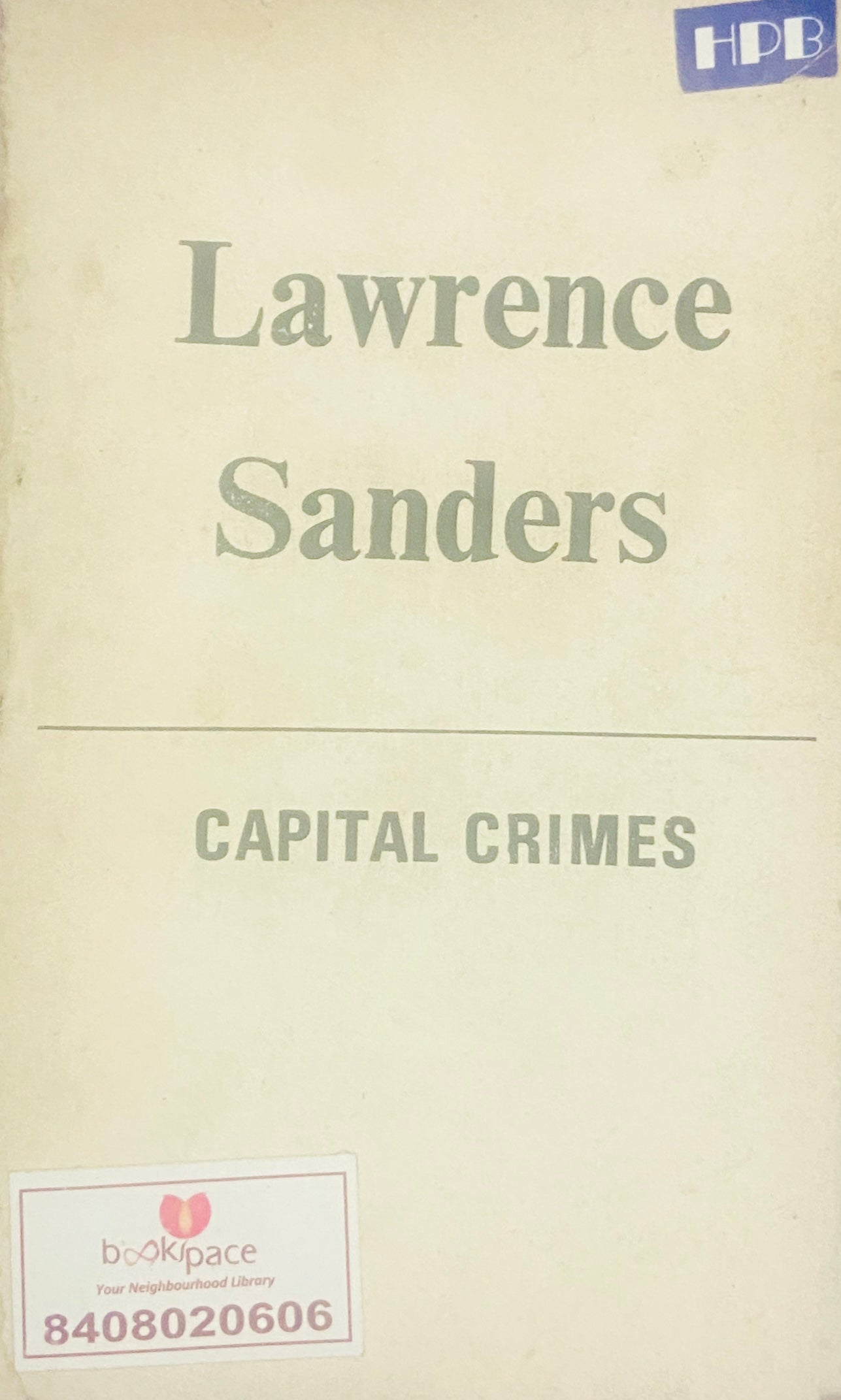 Capital Crimes by Lawrence Sanders