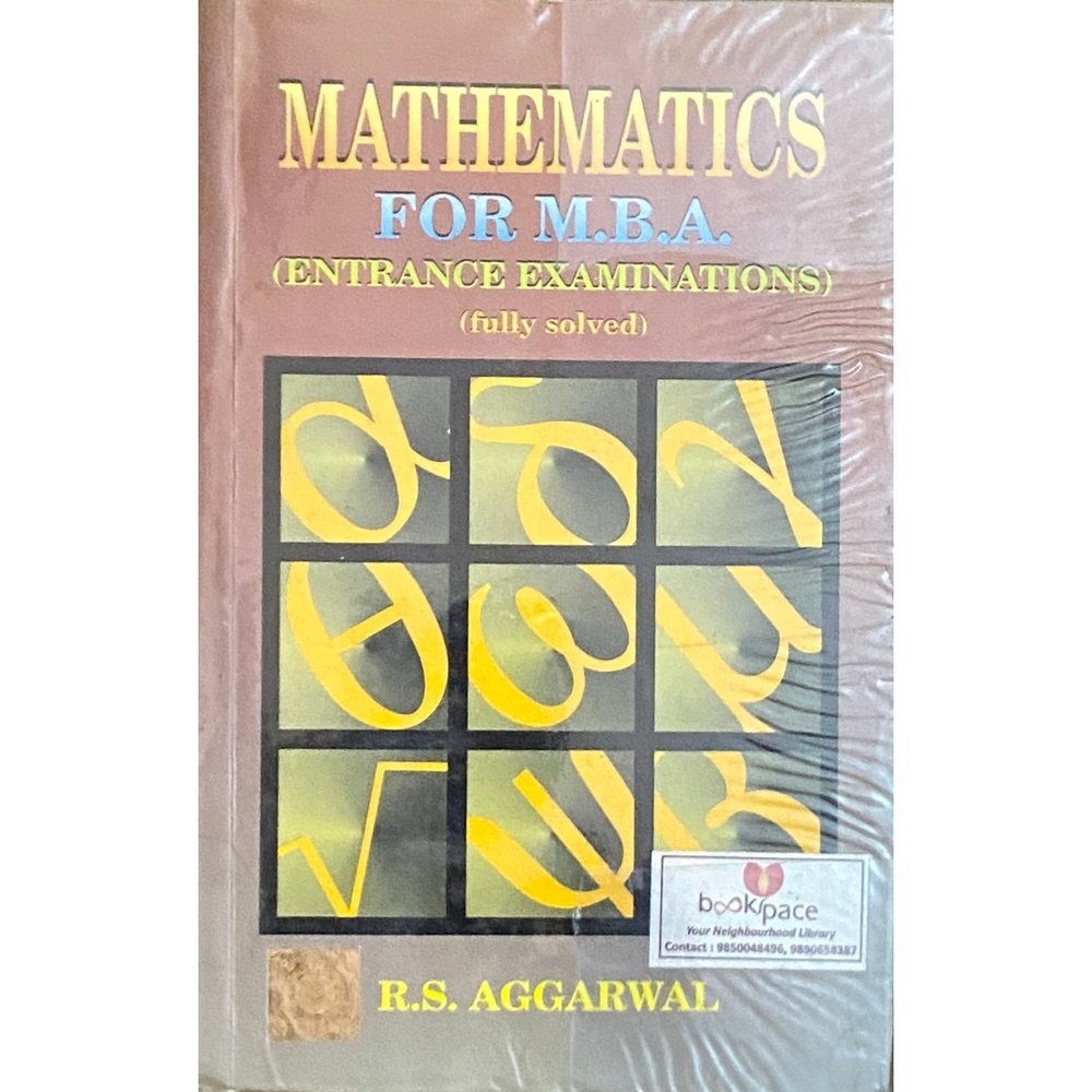 Mathematics for MBA by R S Aggarwal Inspire Bookspace