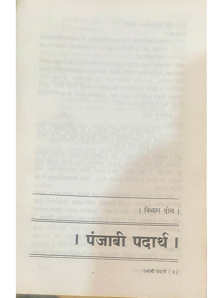 Punjabi Padartha (No Cover)