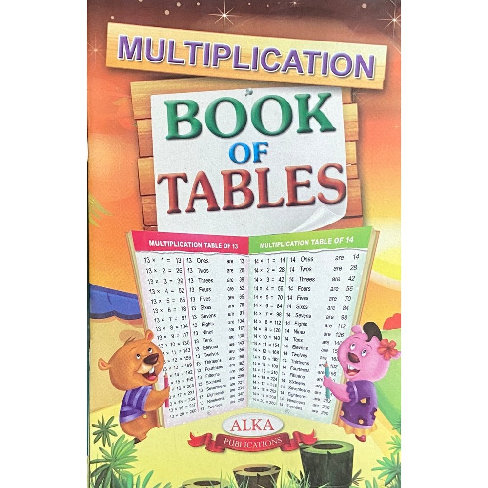 Multiplication Book of Tables Inspire Bookspace