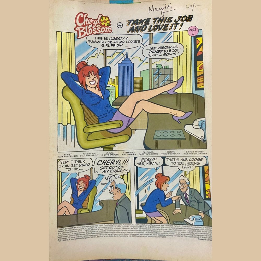 Cheryl Blossom - Take This Job and Love It (No Cover)