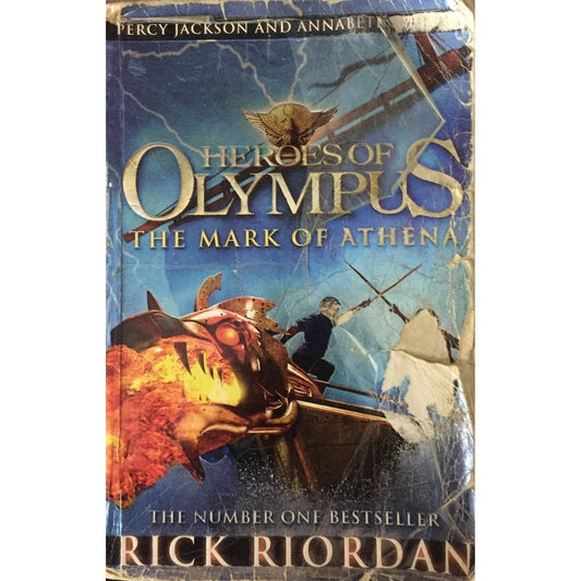 Heroes of Olympus - The Mark of Athena by Rick Riordan (Back Cover Missing)