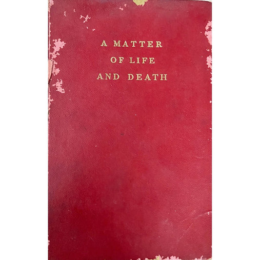 A Matter of Life and Death by Eric Warman (1946)