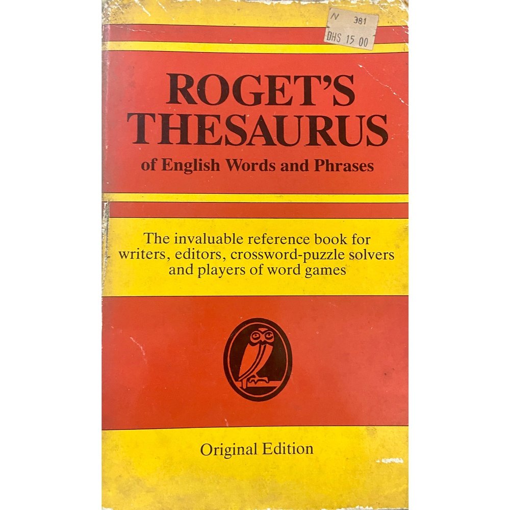 Roget's Thesaurus of English Words and Phrases