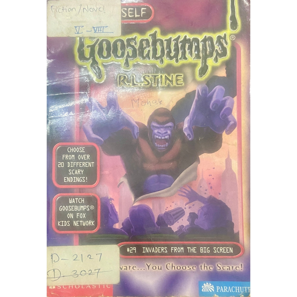 Goosebumps - Invadors from the Big Screen by R L Stine