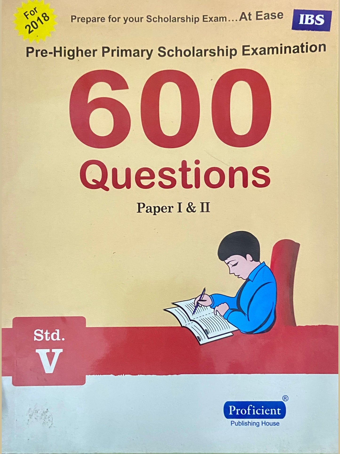 Pre Higher Primary Scholarship Examination 600 Questions Part I and II - Std V (D)