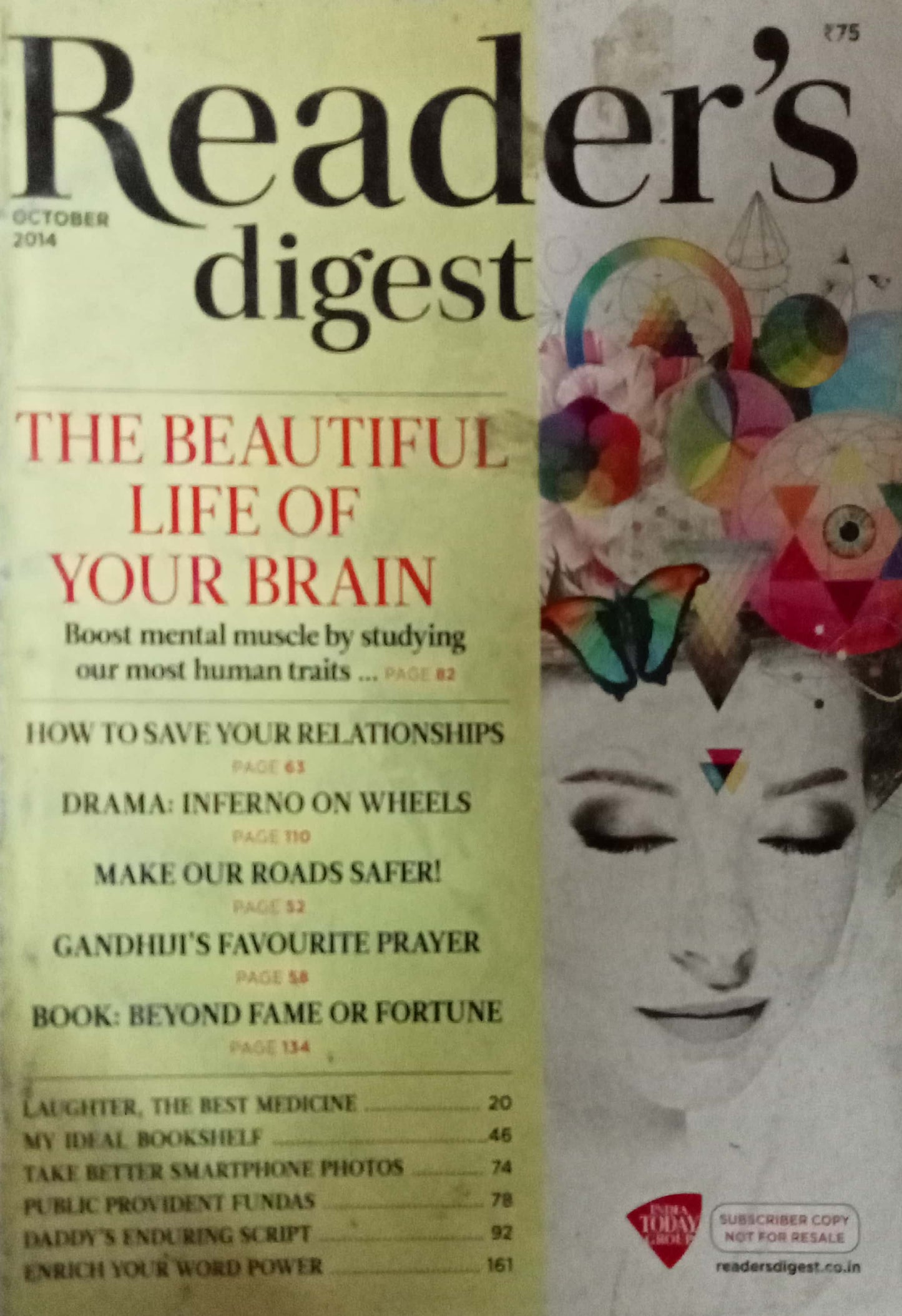 Reader's Digest October 2014