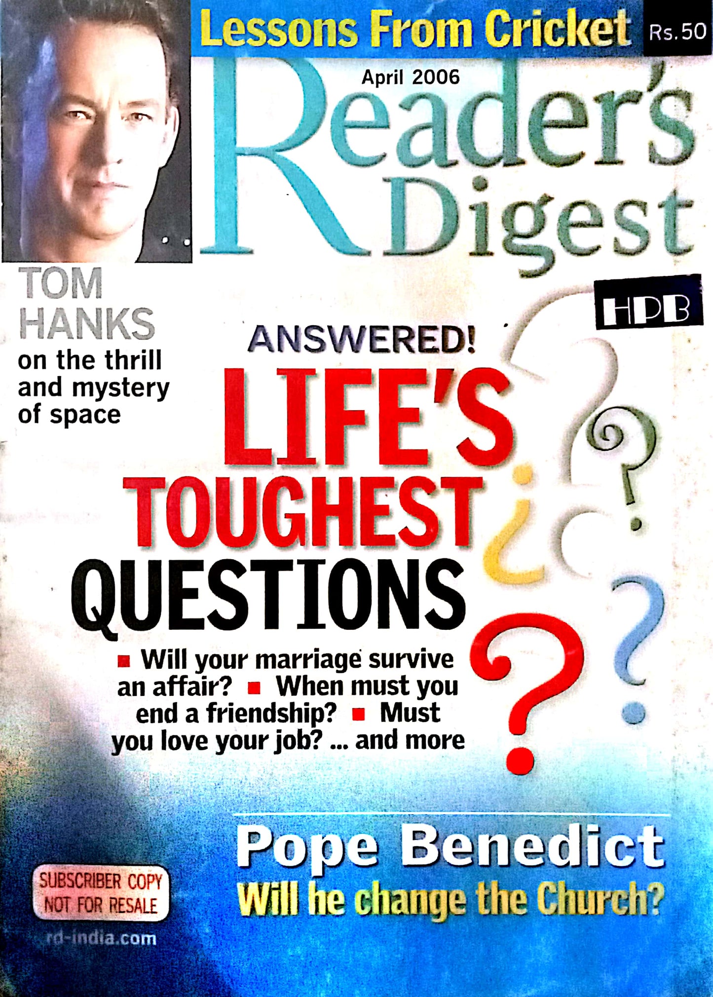 Reader's Digest April 2006