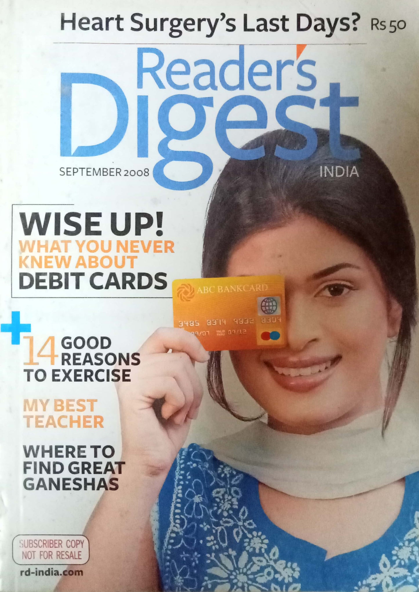 Reader's Digest September 2008