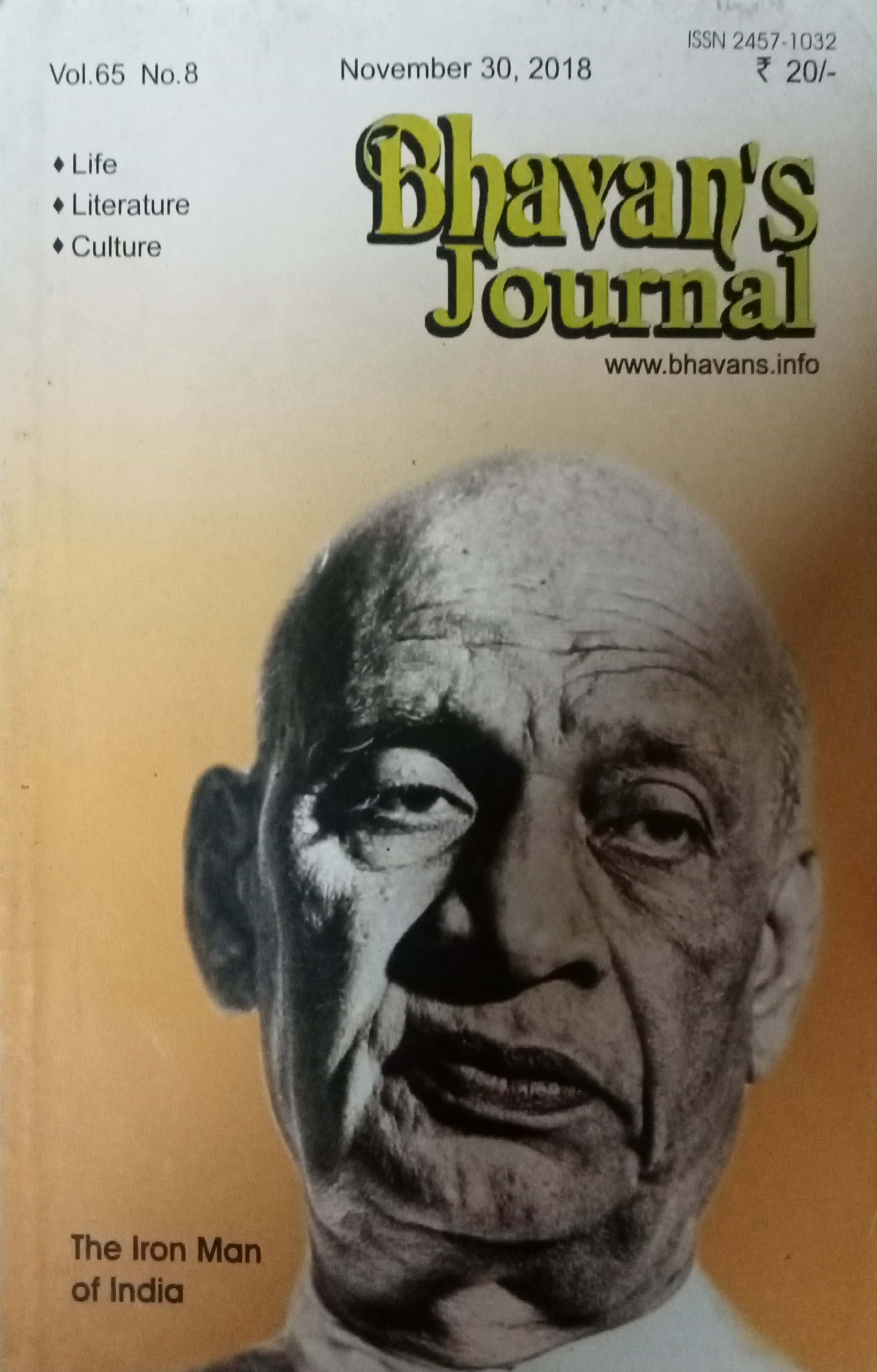 Bhavan's Journal November 30, 2018