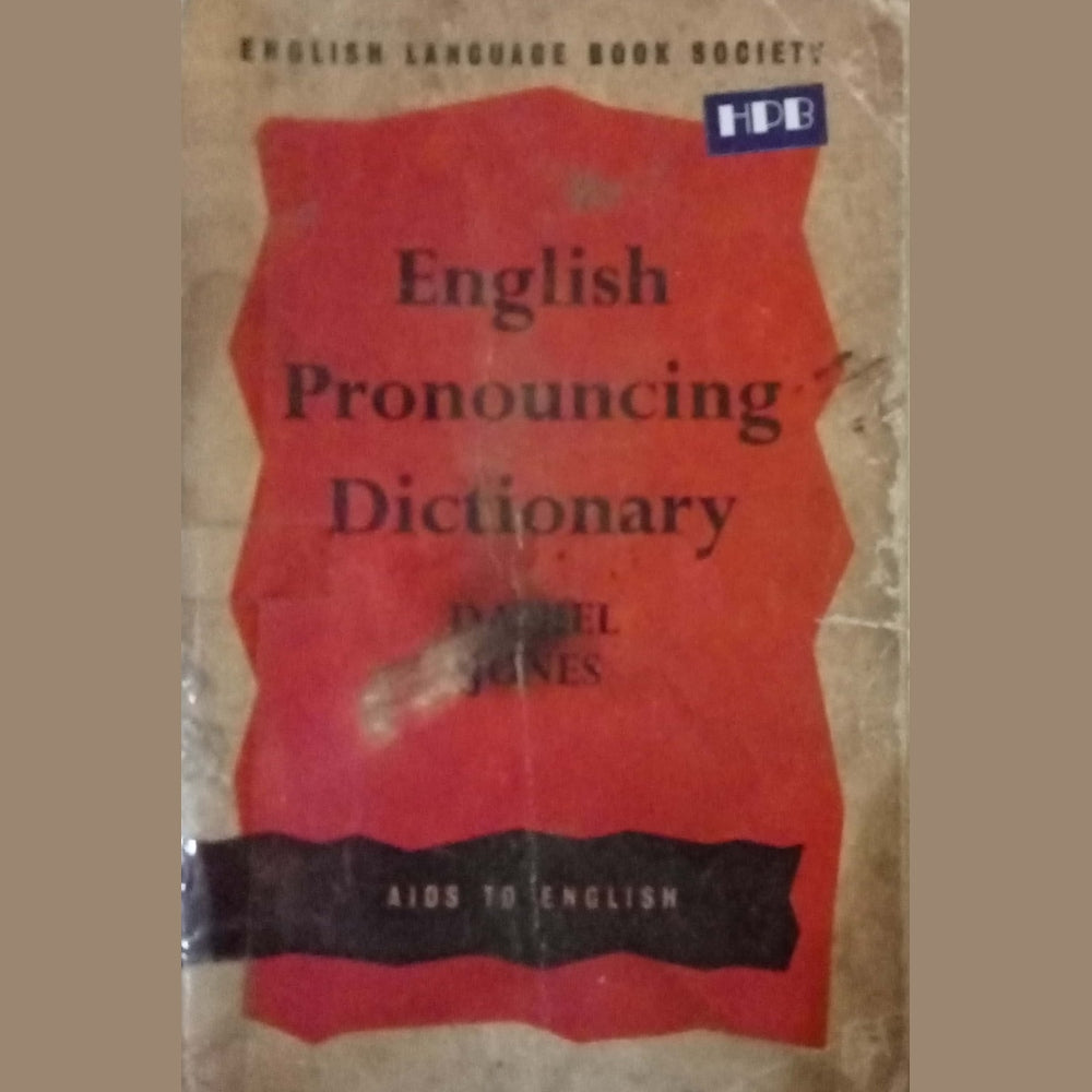 English Pronouncing Dictionary by Daniel Jones