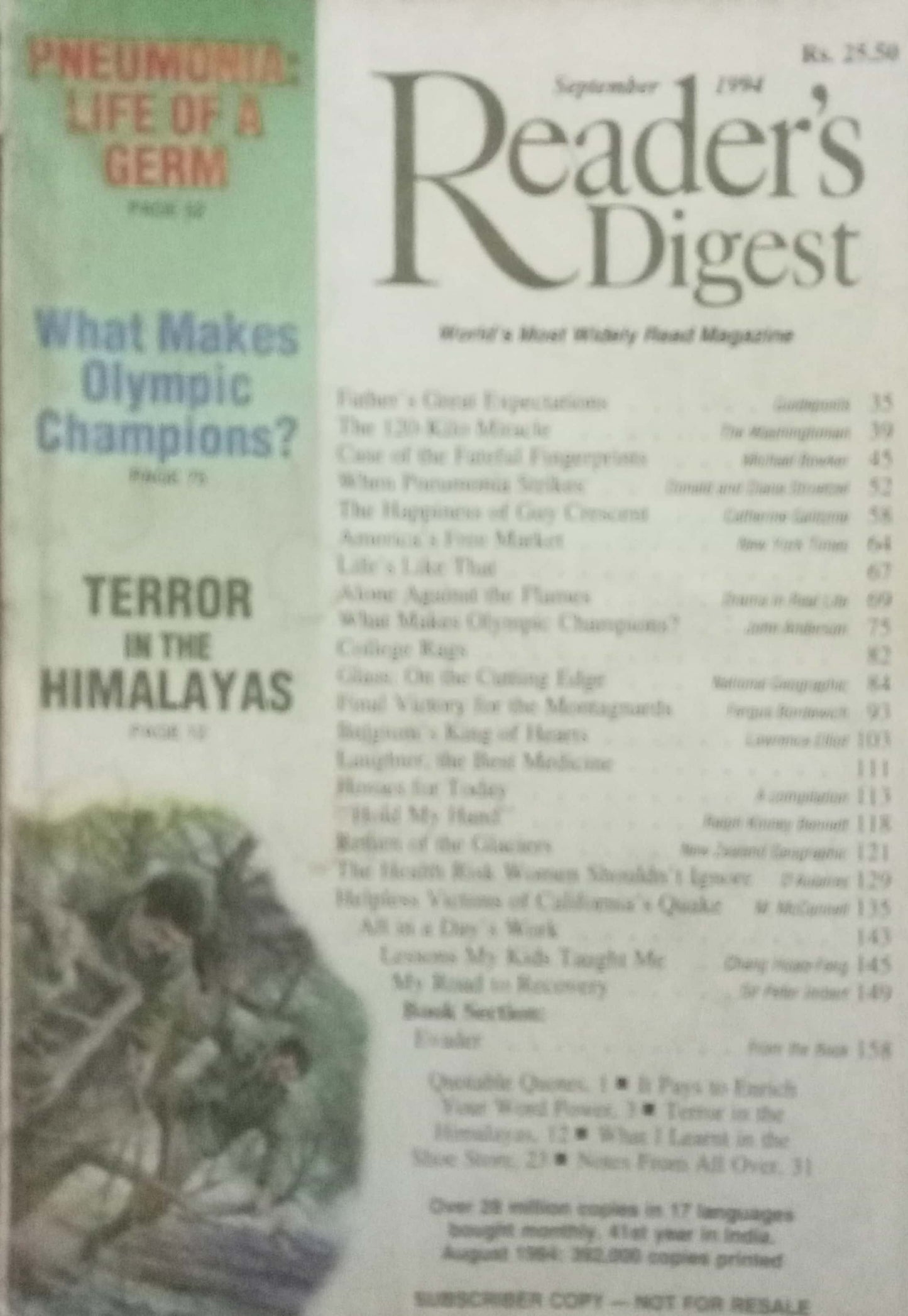 Reader's Digest September 1974