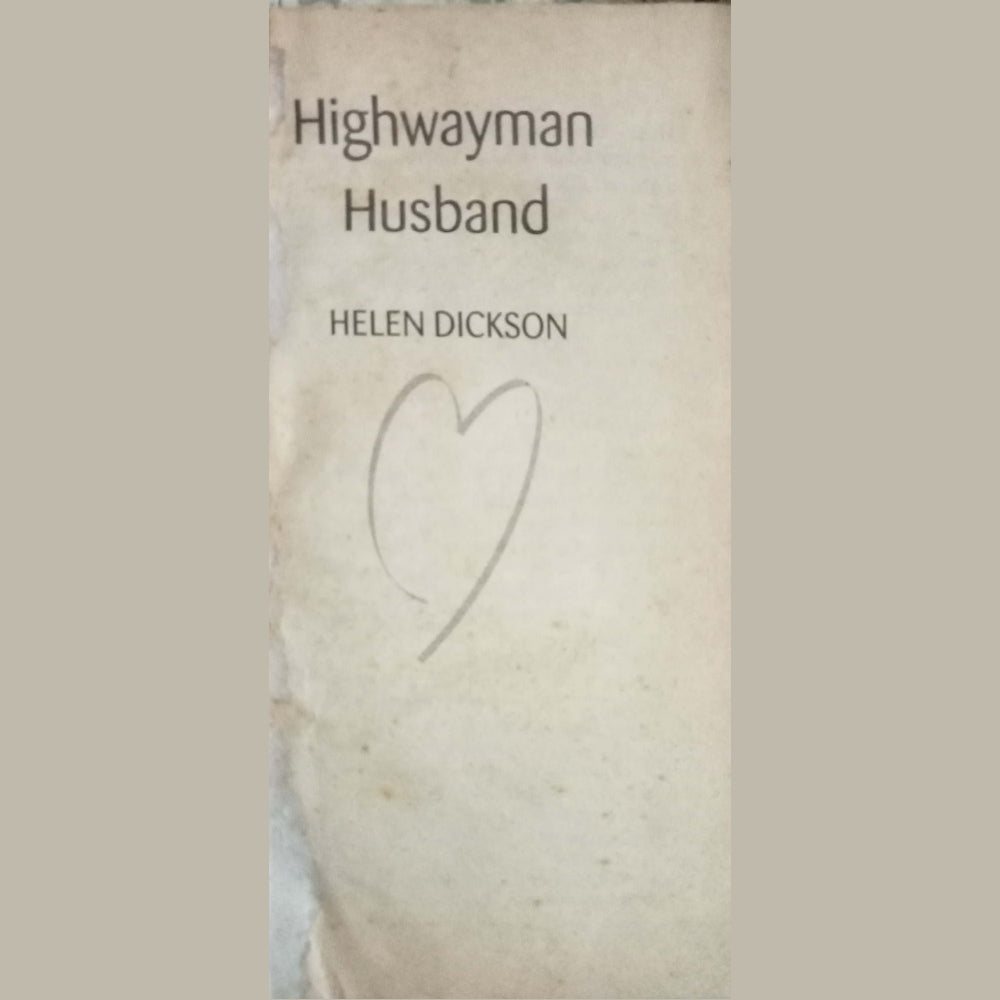 Highwayman Husband by Helen Dickson (Library Binding)