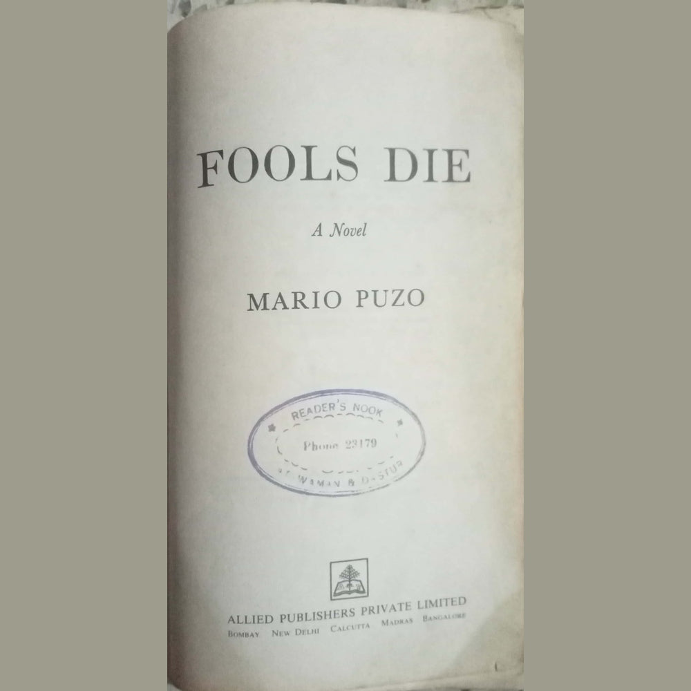 Fools Die by Mario Puzo