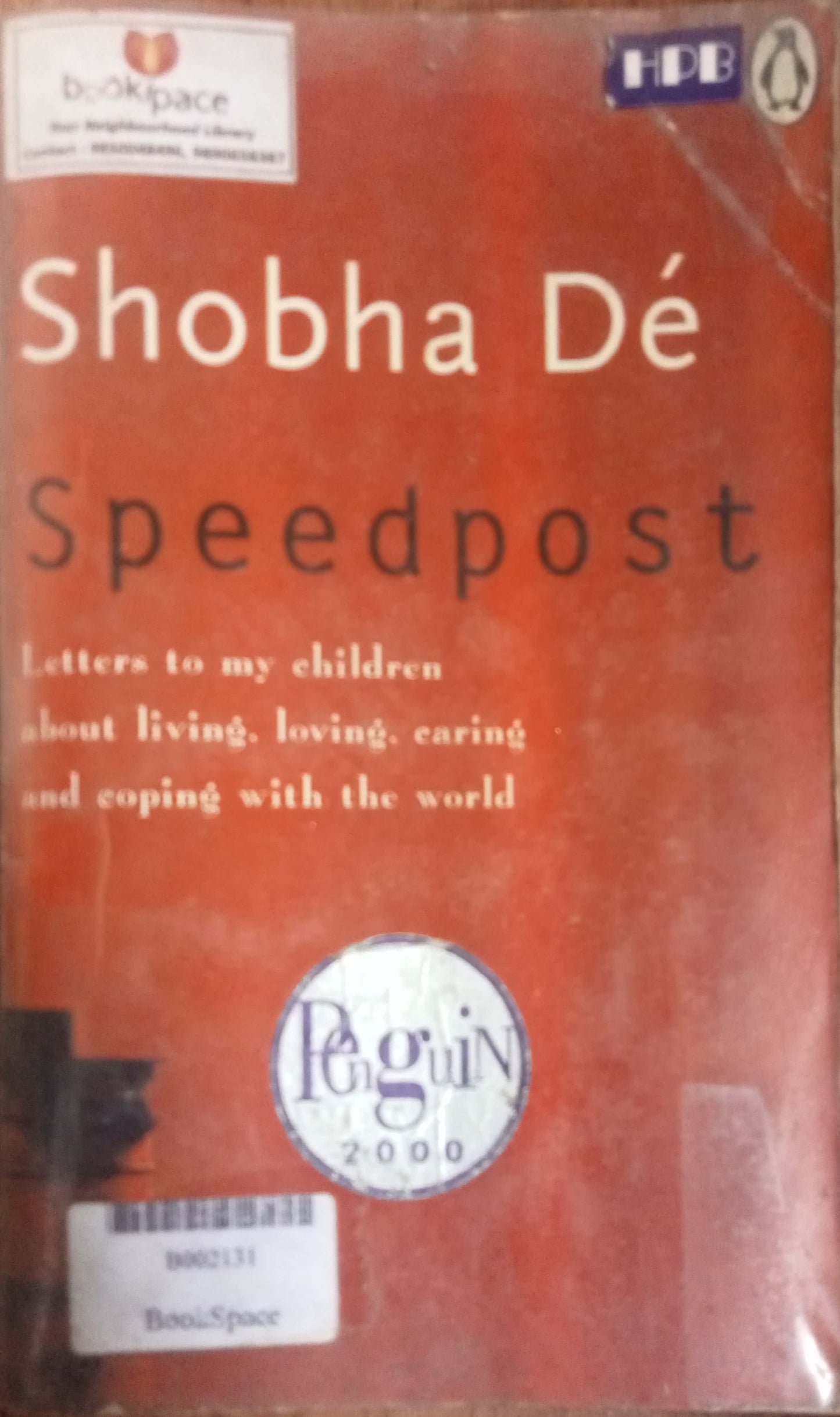 Speedpost by Shobha De