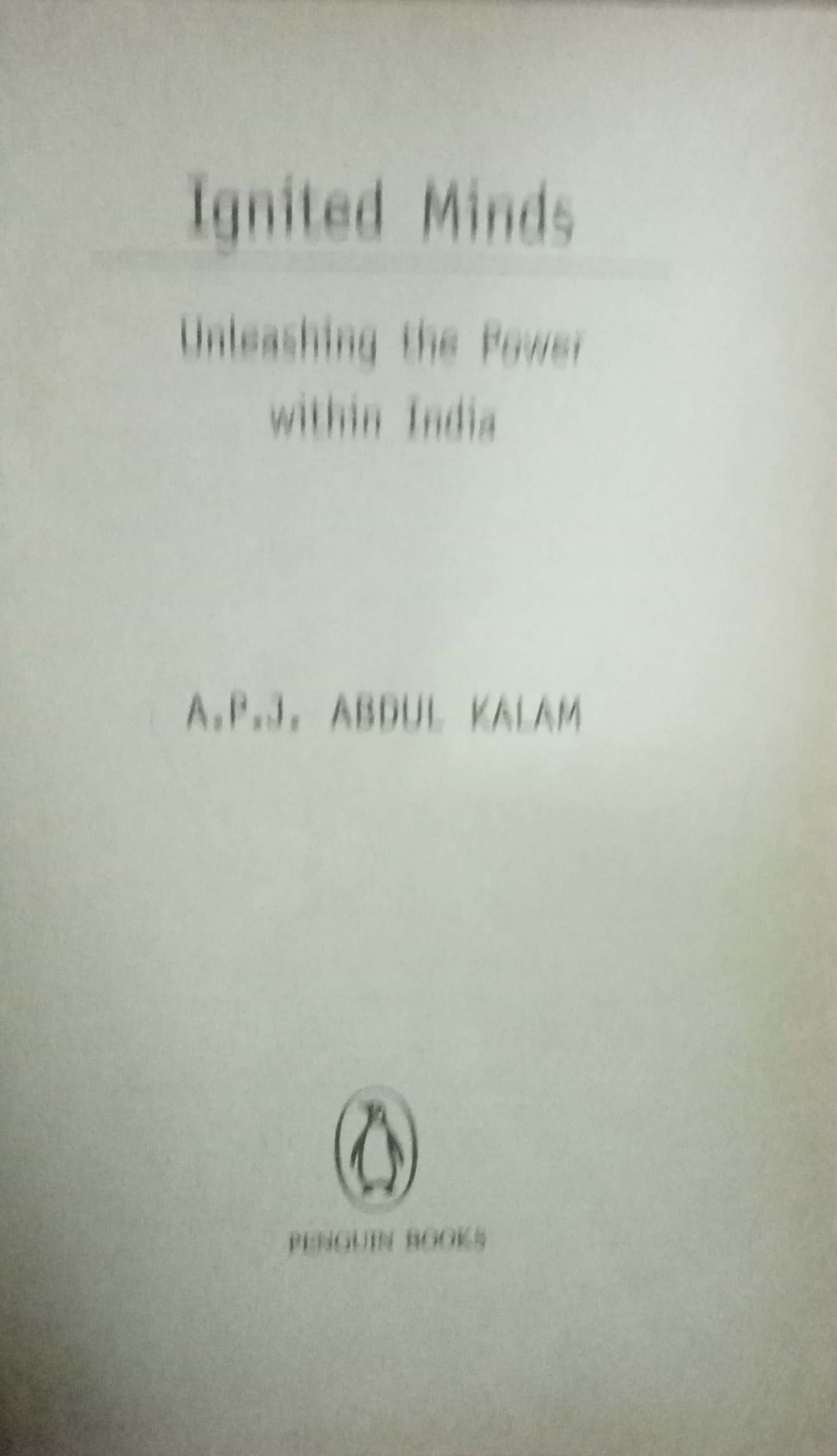 Ignited Minds by A.P.J. Abdul Kalam