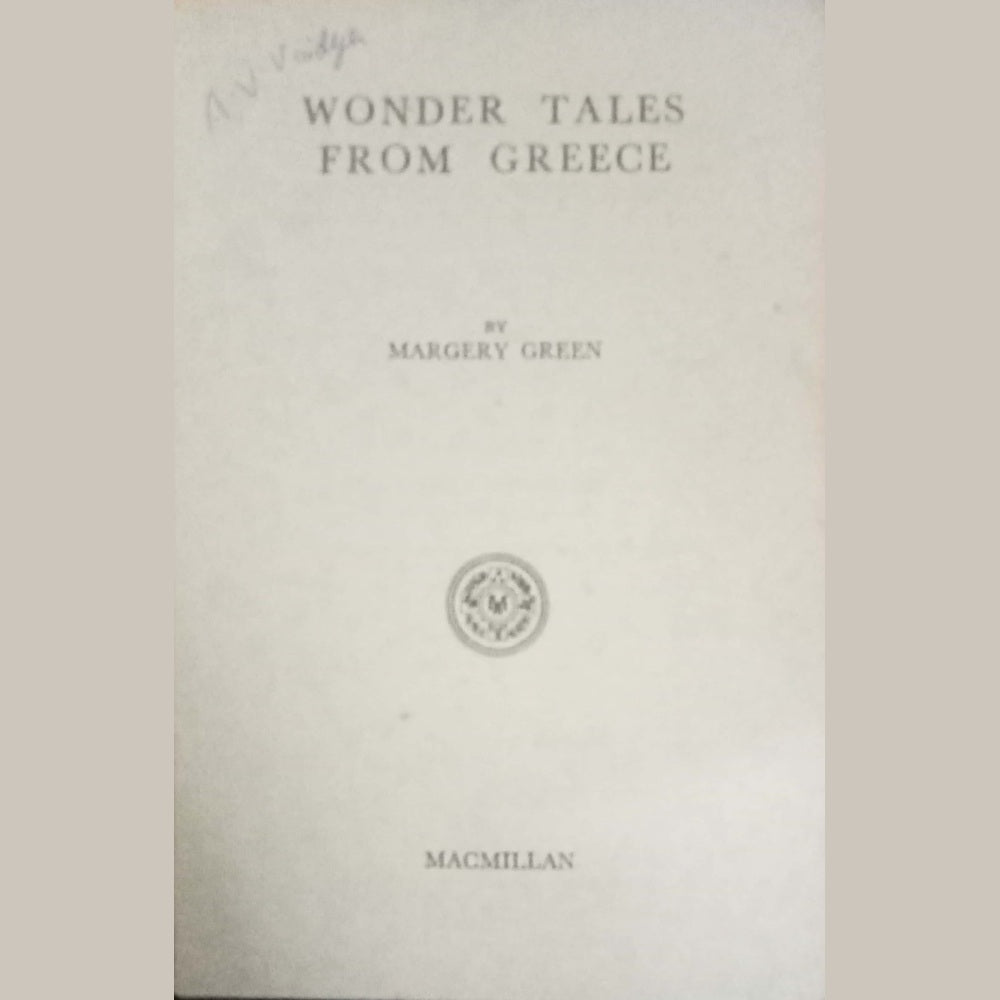 Wonder Tales From Greece by Margery Green (HD)