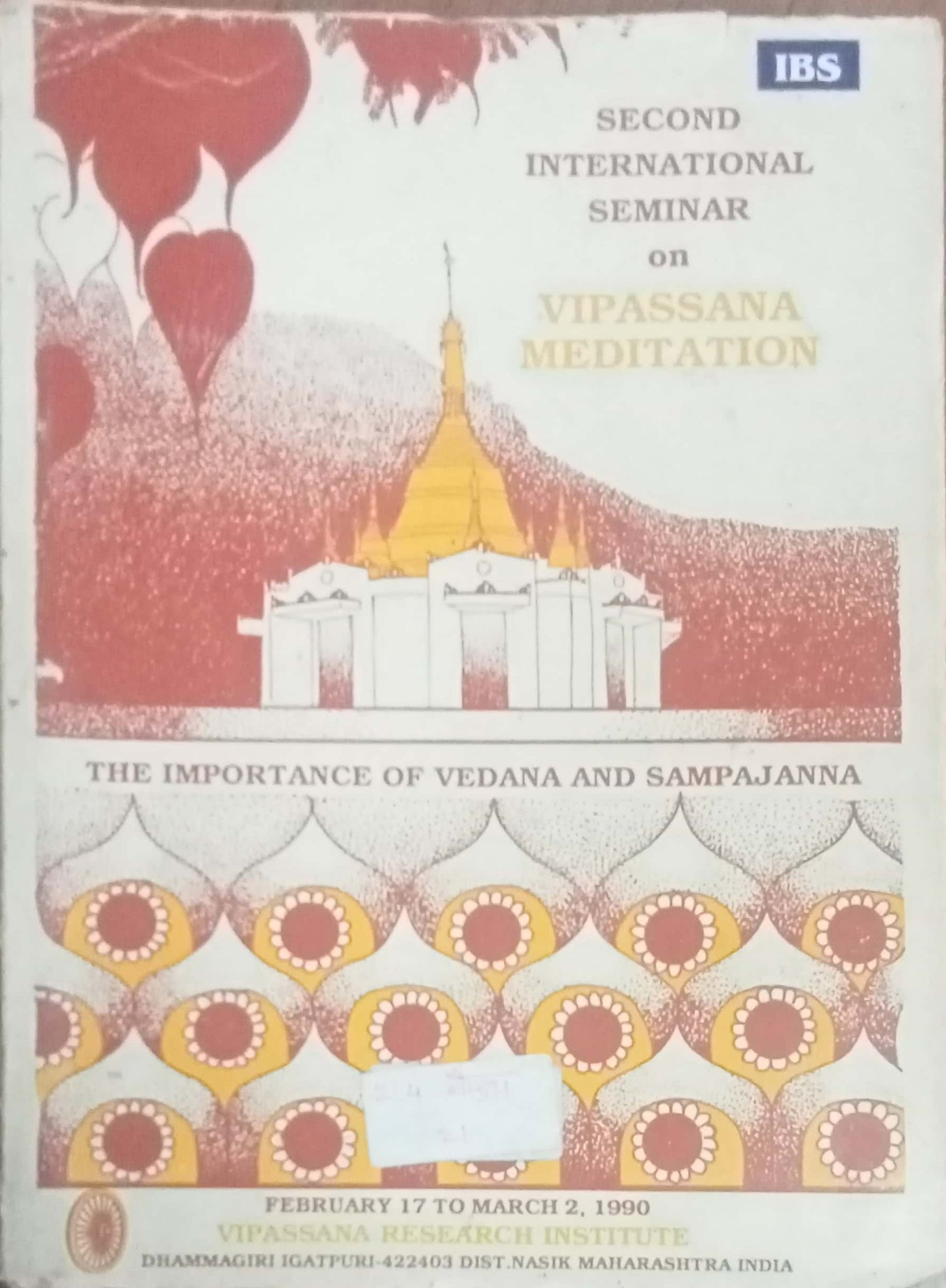 Second International Seminar On Vipassana Meditation