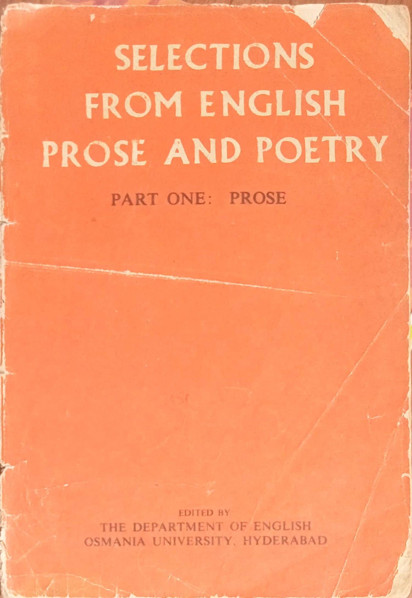 Selections From English Prose And Poetry Part One Prose