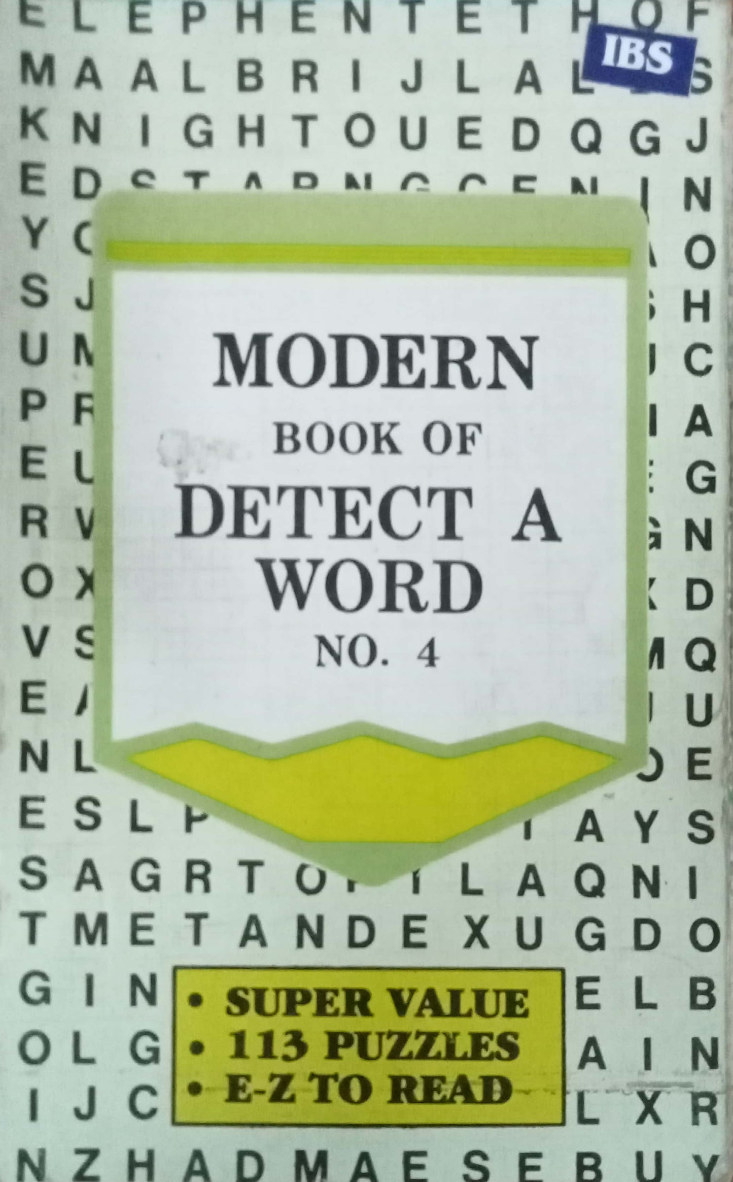 Modern Book Of Detect A Word No. 4