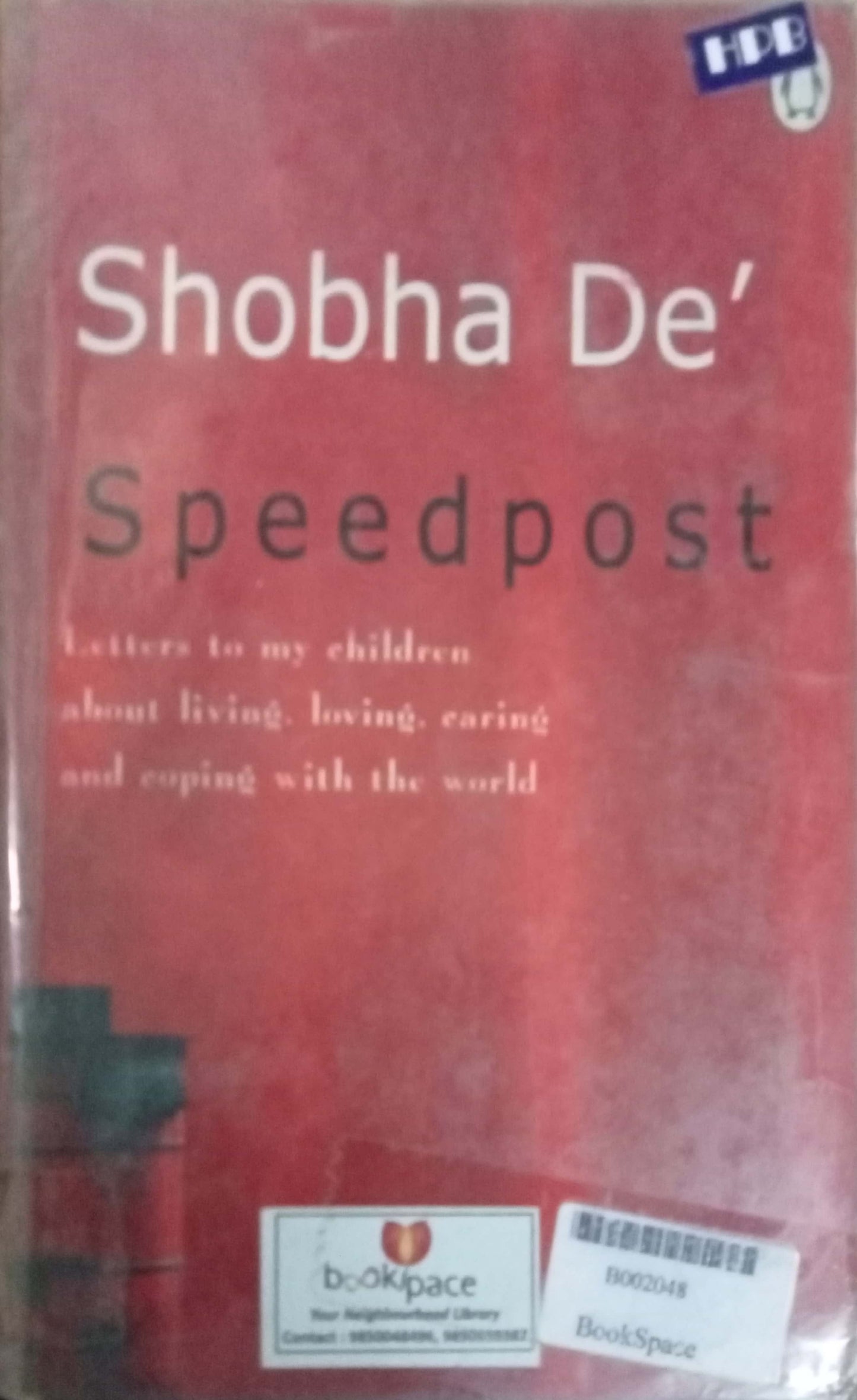 Speed post by Shobha De