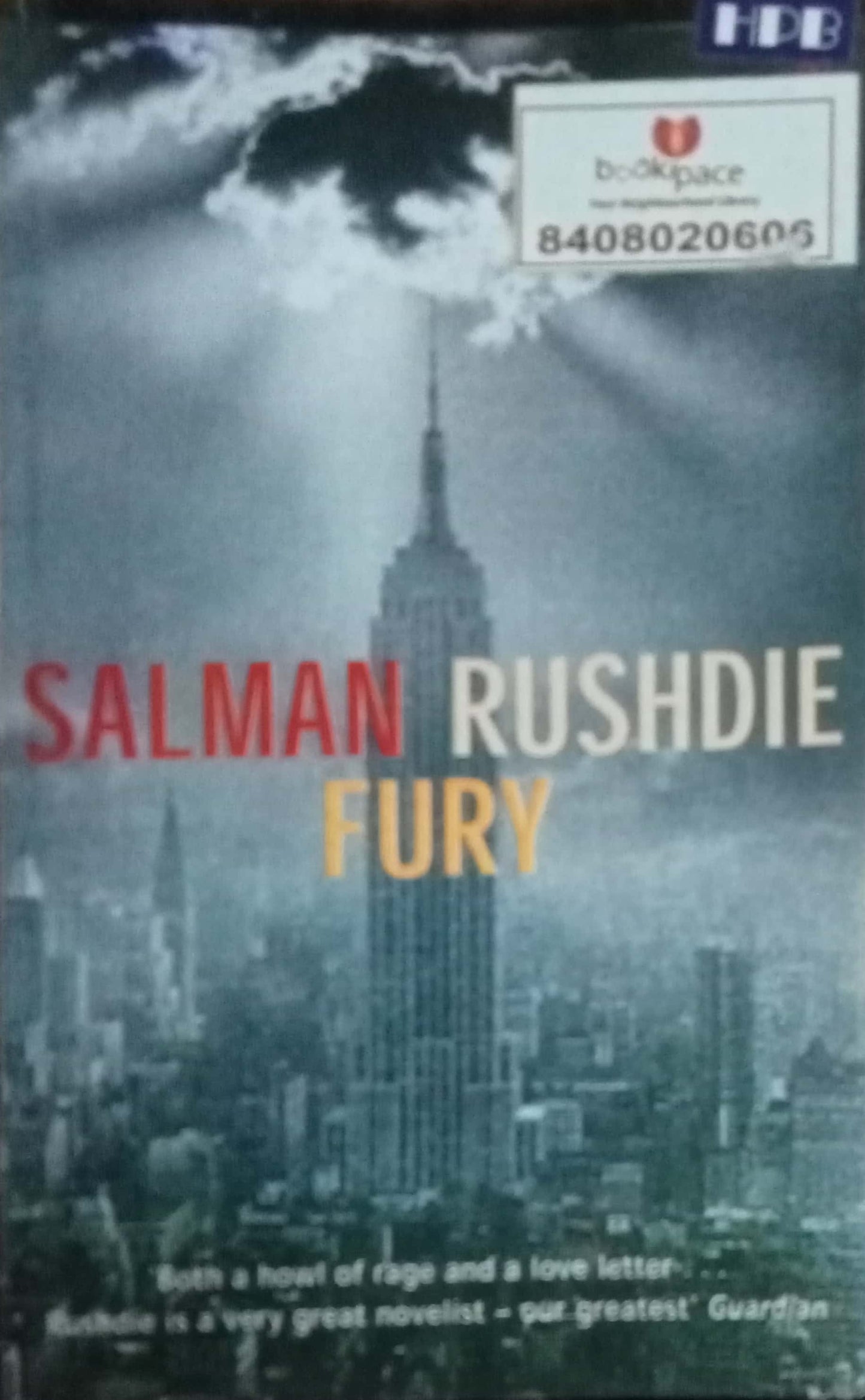 Fury by Salman Rushdie