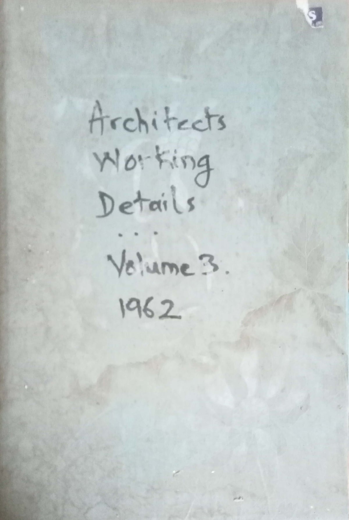 Architects Working Details Vol. 3 1962 (HD)
