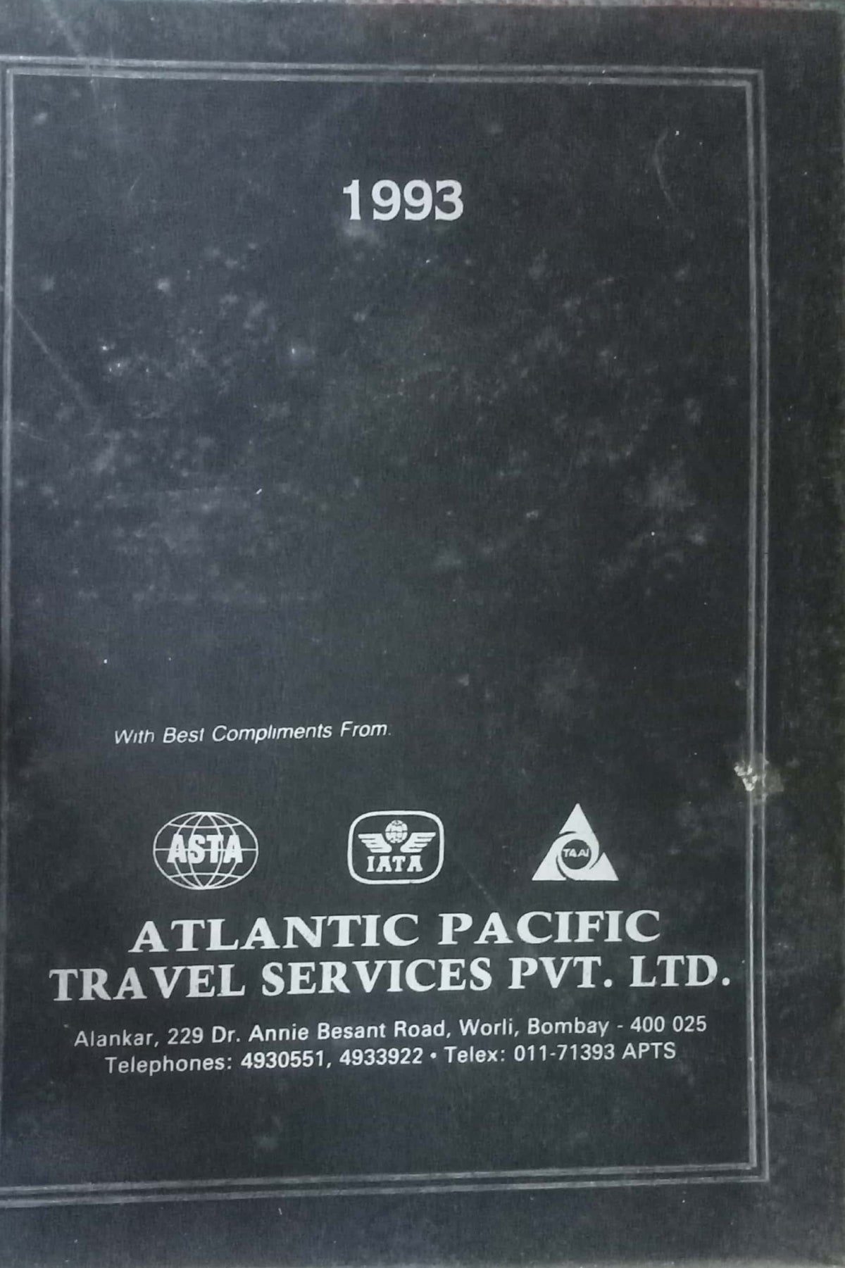 Atlantic Pacific Travel Services Pvt. Ltd 1993