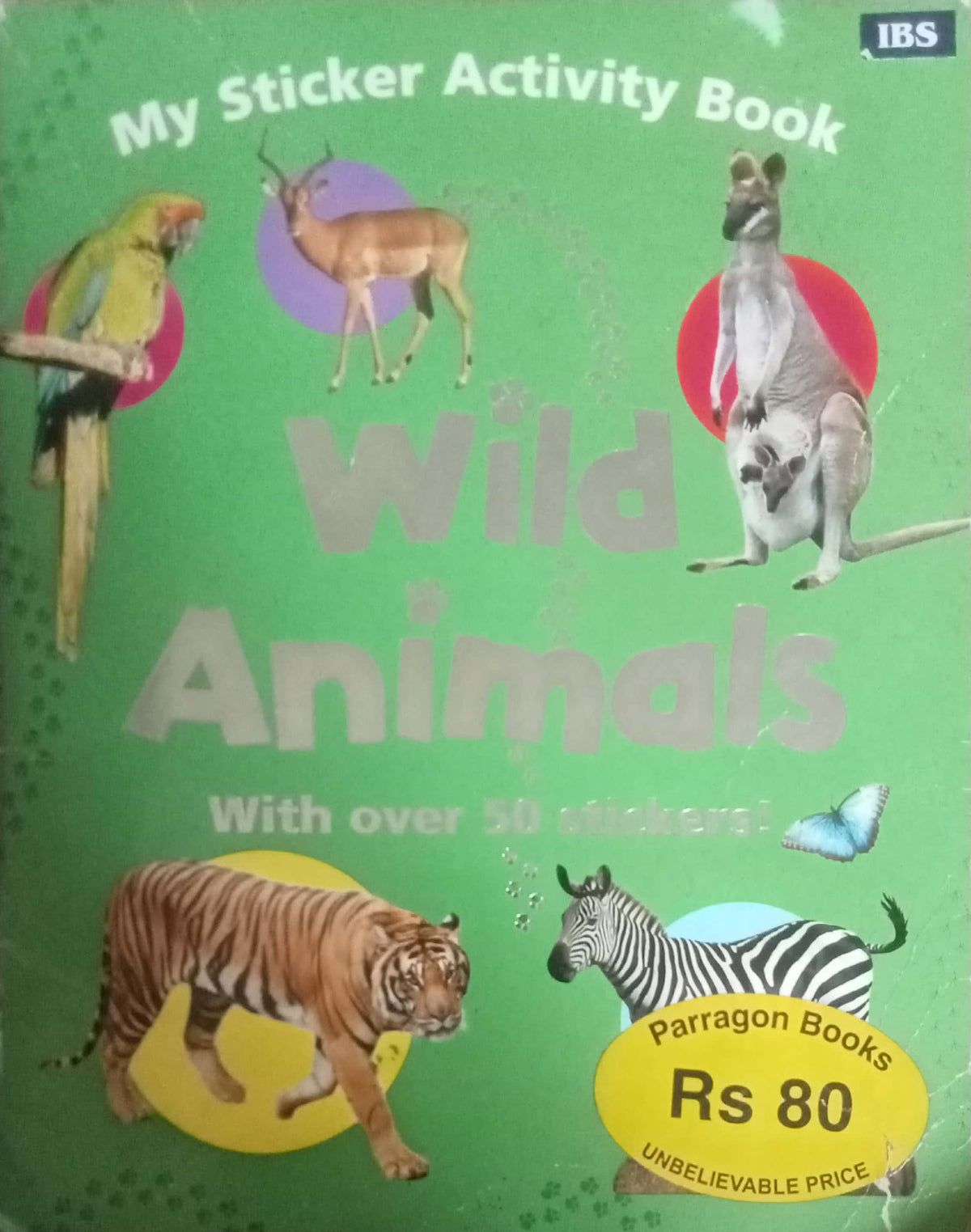 My Sticker Activity Book Wild Animals With Over 50 Stickers (HD)