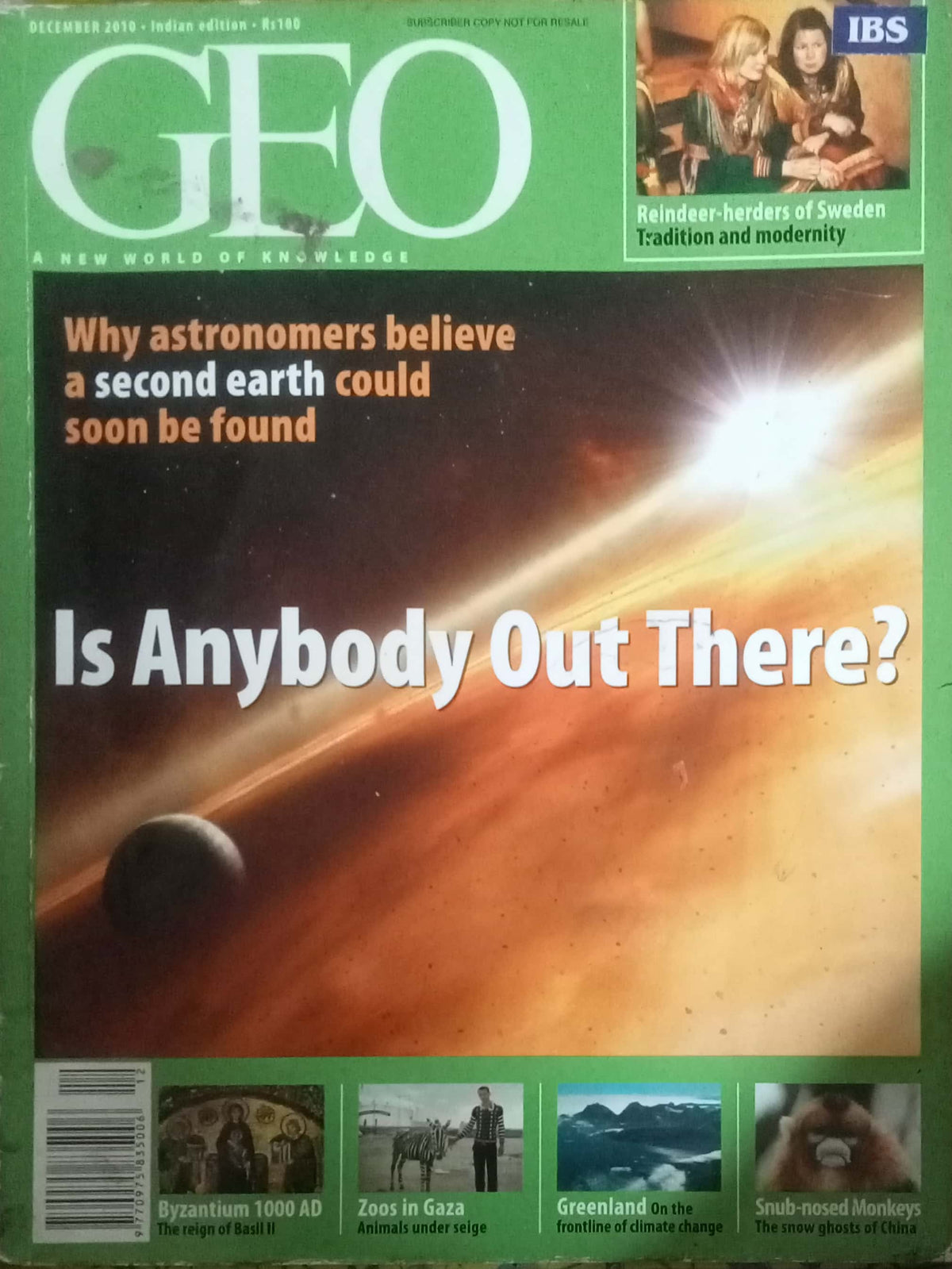 GEO Is Anybody Out There? (D)