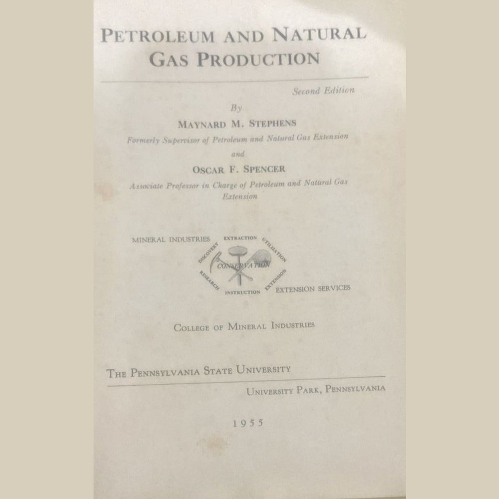 Petroleum and Natural Gas Production by Maynard Stephens, Oskar Spencer (HD)