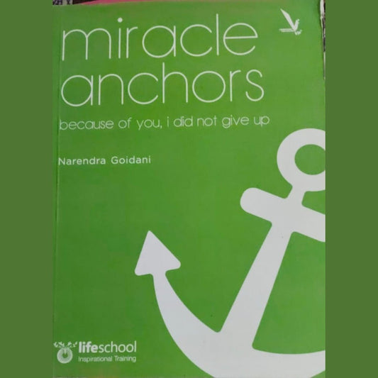 MIRACLE ANCHORS BECAUSE OF YOU I DIDNOT GIVE UP