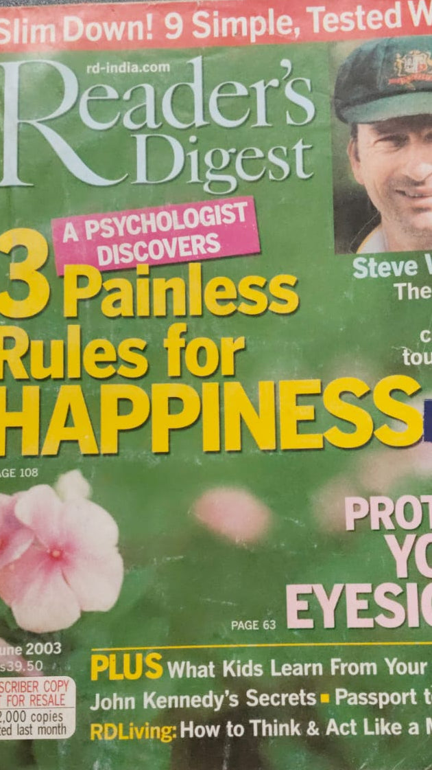 READER'S DIGEST JUNE 2003