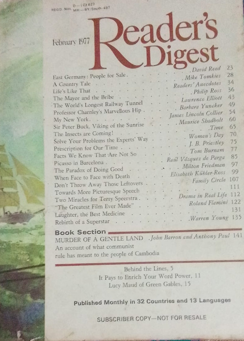READER'S DIGEST - FEBRUARY 1977