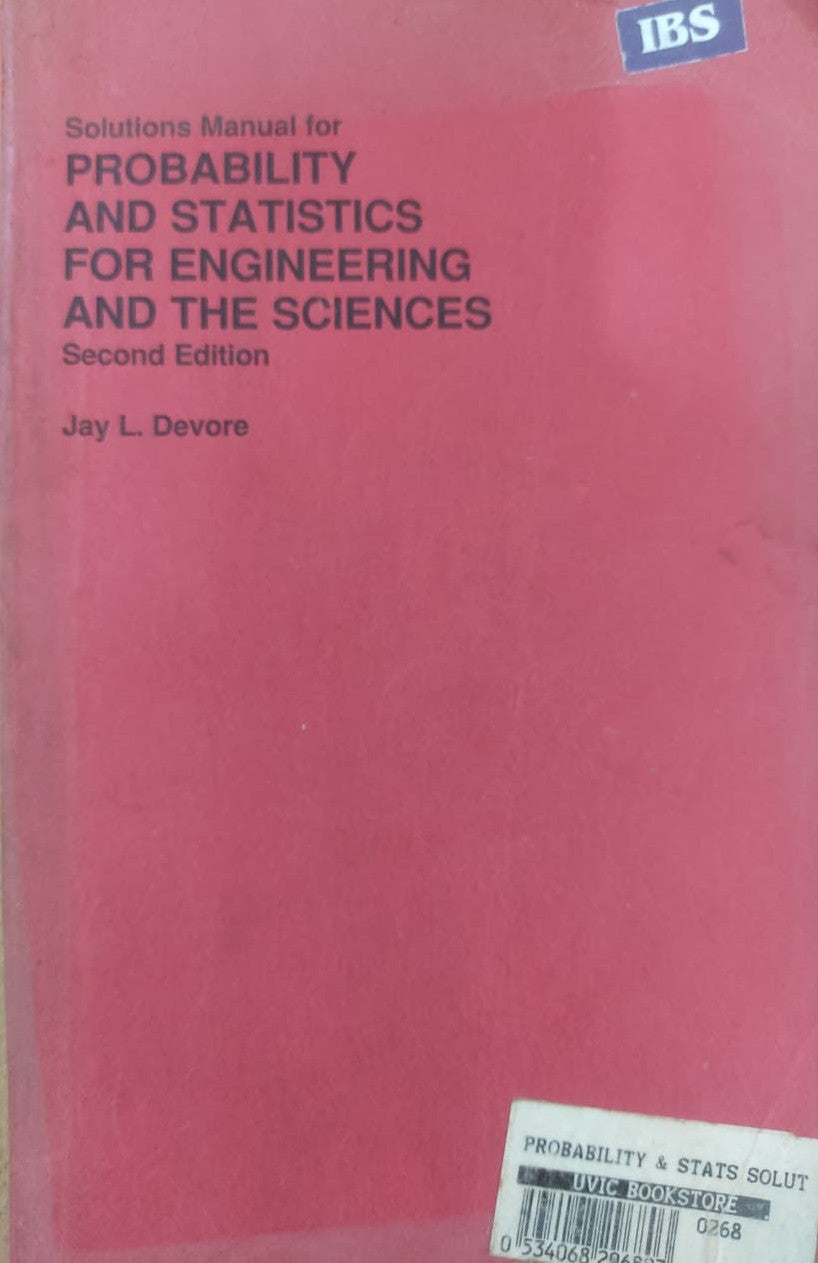 Probability and Statistics for Engineering 2nd Edition By Jay Devore