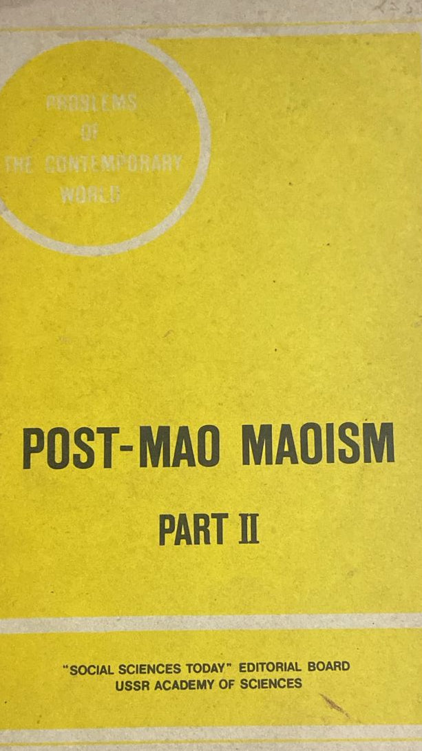 POST - MAO MAOISM PART II