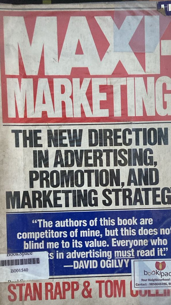 MAXI MARKETING BY STAN RAPP AND TOM COLLINS