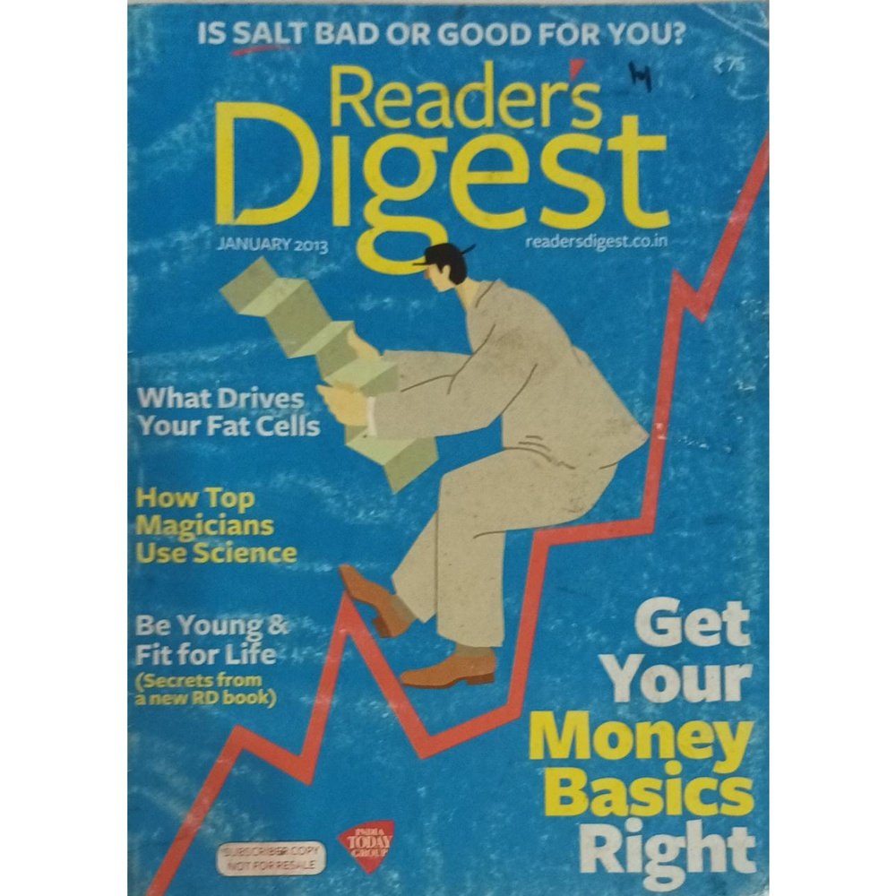 Reader's Digest January 2013 Inspire Bookspace Print Books inspire-bookspace.myshopify.com Half Price Books India