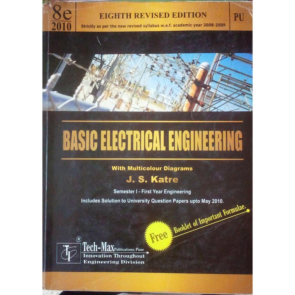 Basic Electrical Engineering by J. S. Katre Half Price Books India Books inspire-bookspace.myshopify.com Half Price Books India