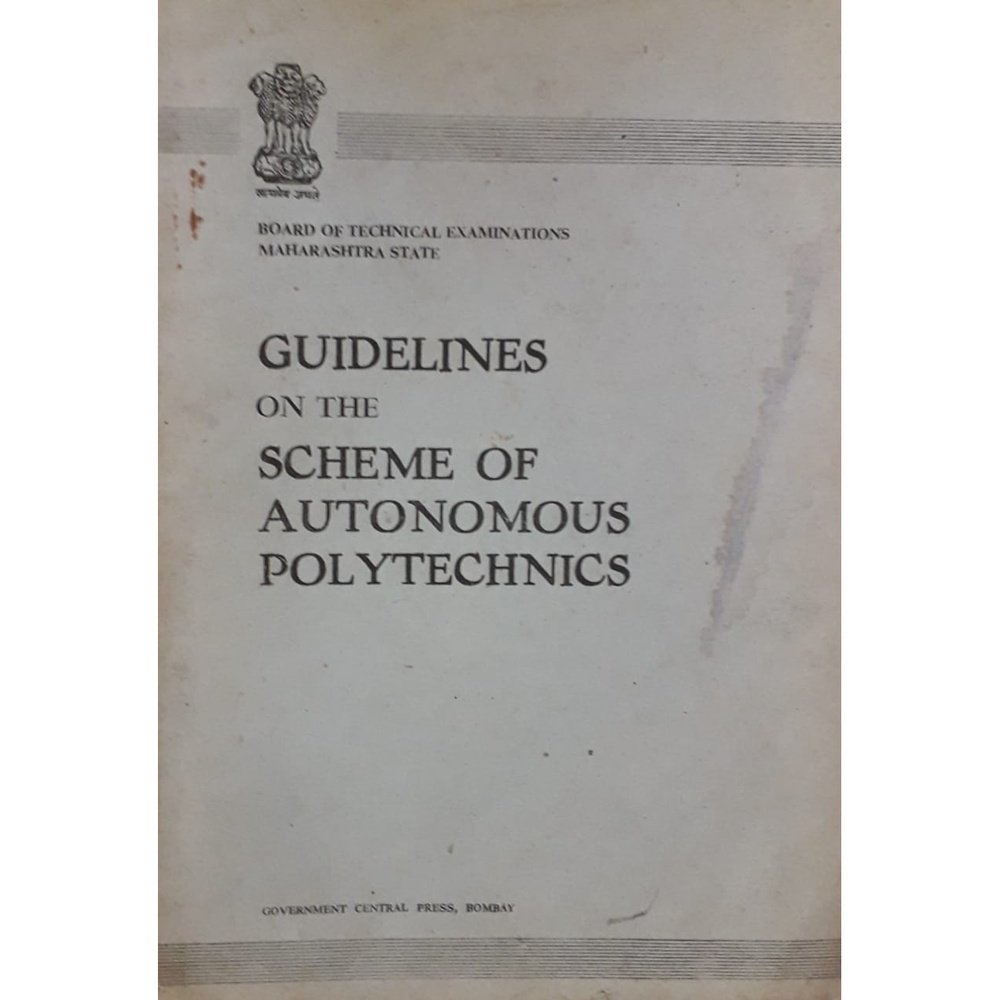 Guidelines On The Scheme Of Autonomous Polytechnics Half Price Books India Books inspire-bookspace.myshopify.com Half Price Books India