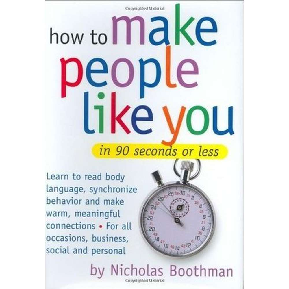How To Make People Like You by Nicholas Boothman Half Price Books India Books inspire-bookspace.myshopify.com Half Price Books India