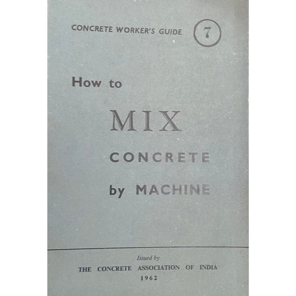 How to Mix Concrete by Machines