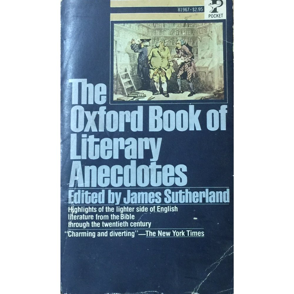 The Oxford Book of Literary Anecdotes by James Sutherland Half Price Books India Books inspire-bookspace.myshopify.com Half Price Books India