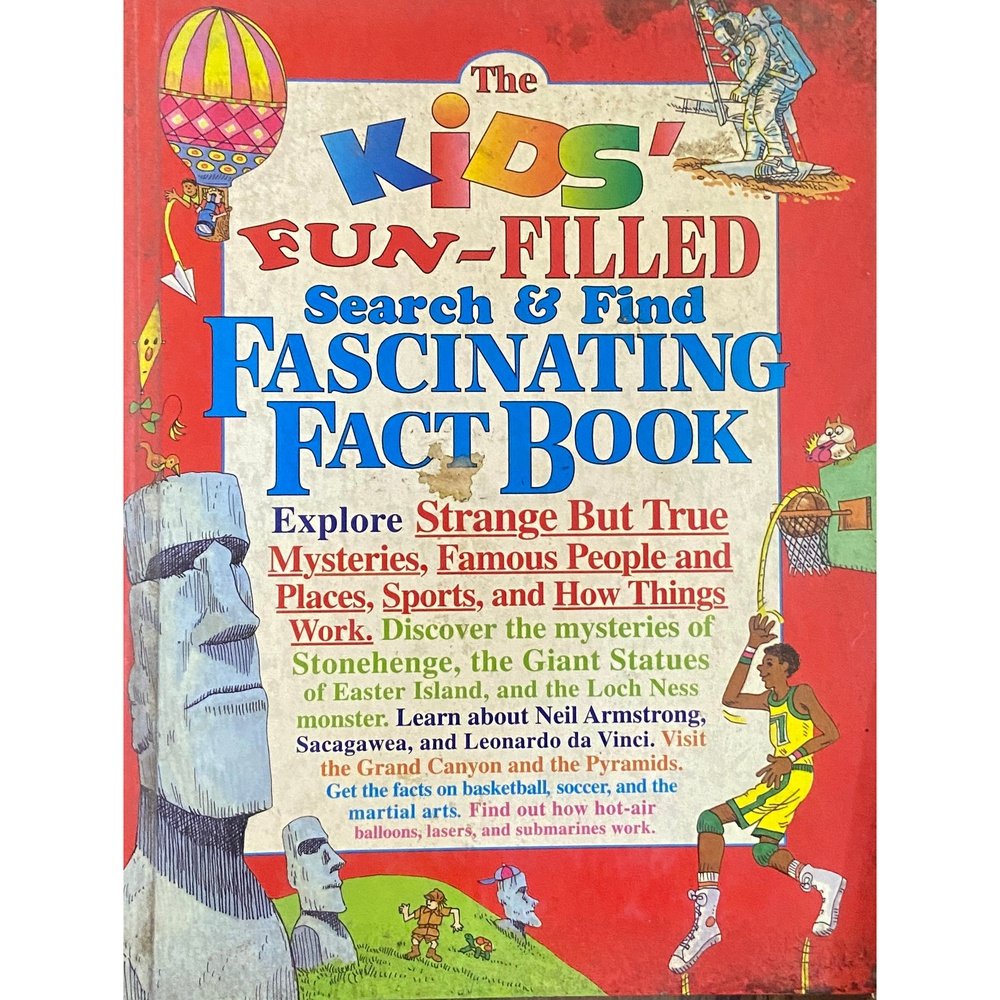 Kids Fun Filled Fascinating Fact Book by Tony Tallarico (Hard Cover - D)
